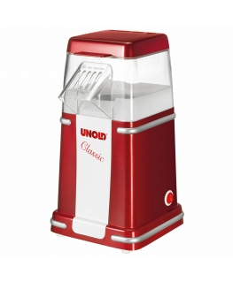 Unold Classic popkorna pagatavošanas ierīce Sarkans, Sudrabs, Balts 900 W