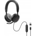 DELL WH5024 Гарнитура Проводная Оголовье Calls/Music USB Type-C Черный