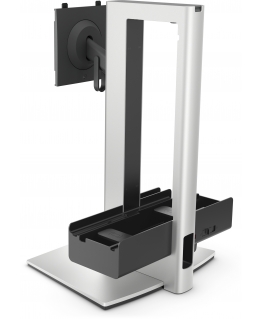 DELL Pro Slim OSS25 68.6 cm (27") Desk Black, Silver