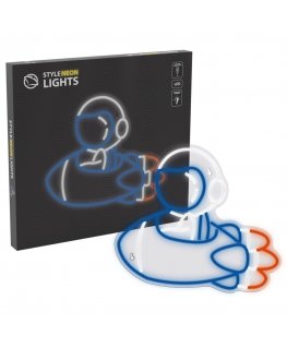 Manta SNL90MT Stils Neon Gaismas ASTRONAUTS UZ RAKETES
