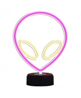 Manta SNL86PK Style Neon Lights UFO Pink