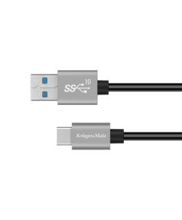 USB kaabel - USB tüüp C 10 Gbps 1 m Kruger & Matz Basic