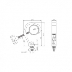 STAND4me printer holder designed for LIGHTING up to 100 KG 50 mm SR