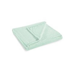 Tyylikäs HENRY-tyylinen turkoosi reljefinen kolmiulotteinen huopa, koko 70x150 cm.