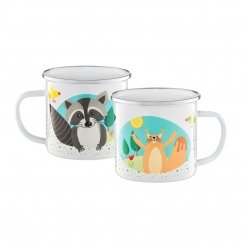 Forest Team el. puodelis 520 ml Meškėnas ir voverė AMBITION JUNIOR