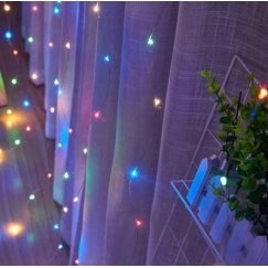 EXTRALINK LIGHT CURTAIN 300 LED 3X3 CHRISTMAS TREE LIGHTS MULTICOLOR DECORATION