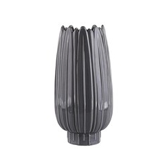 Lumarko Golden Honey stiklinis vazos su auksiniu koriu dekoru, cilindro formos, h-30cm