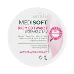 Anida Medisoft kosteuttava ja rauhoittava kasvivoide pellavauutteella 100ml