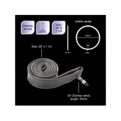 Bicycle Gear Bicycle Internal Tube 28x1 1/2 DV!