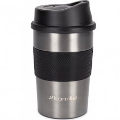Termosinis puodelis 360 ml (tamsiai pilkas), 2150, KAMILLE