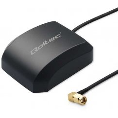 Qoltec Mobilioji GPS GLONASS antena su magnetine baze | omninė | 28dBi | SMA