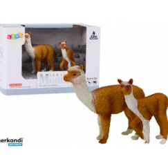 Lean Toys Decorative Llama Figurine 8 cm and 6 cm