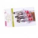 Bottle stopper + opener (3 pcs), 7782, KAMILLE