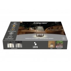 Beper P207ILI102 Rechargeable Lantern Corten