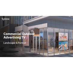 Välineekraan 24/7 SYLVOX 65" 4K IP66 2000 Nits