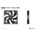 be quiet! Pure Wings 3 140mm PWM Computer case Fan 14 cm Black 1 pc(s)