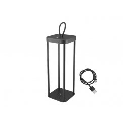 Beper P207ILI100 Rechargeable Lantern Black