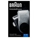 Braun MobileShave PocketGo M90 Sinine, Hõbe