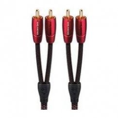 AudioQuest 1m Golden Gate RCA audio kabelis 2 x RCA Melns