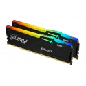 Kingston Technology FURY Beast RGB atminties modulis 16 GB 2 x 8 GB DDR5 6000 MT/s 288-pin DIMM