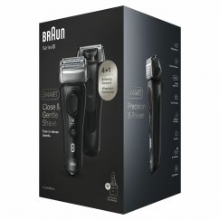 Braun Series 8 8560cc Wet & Dry Сеточная бритва Триммер Черный