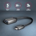 Axagon RUCM-AFAC USB кабель USB 3.2 Gen 1 (3.1 Gen 1) 0,2 m USB C USB A Серый