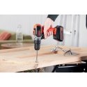 Black & Decker BCD003MEM2K-QW drill 1400 RPM Keyless Black, Orange