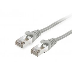 Equip Cat.6A S/FTP Patch Cable, Grey, 1.5m