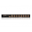 ATEN 16-Port USB - PS/2 VGA KVM Switch with USB Peripheral port