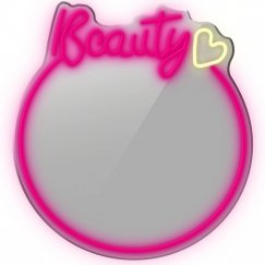 Manta MASNL130PK Stiliaus Neoninės Šviesos GROŽIS LED Neoninis Veidrodis