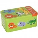 RoGer Safari Animals Puzzle In A Tin 25pcs RoGer Safari Animals Puzzle In A Tin 25pcs