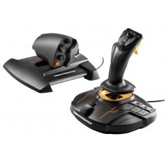 Thrustmaster T-16000M FCS Hotas musta, Oranssi USB Ohjaussauva Analoginen/Digitaalinen PC