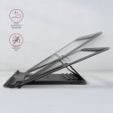 Axagon STND-L Aluminum stand for laptops size 10"–17.3". Eight adjustable height and angle. Grey ver
