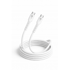 Quik Accessories QK-1012 Soft Silicone 60W Uzlādes un datu Kabelis USB-C uz USB-C 1m