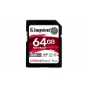 Kingston Technology Canvas React Plus 64 GB SD UHS-II Класс 10 Kingston Technology Canvas React Plus 64 GB SD UHS-II Класс 10