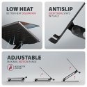 Axagon STND-LQB stand for notebooks and tablets 10"–17.3". Adjustable height and angle