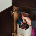 Black & Decker BDCDC18KB-QW дрель Без ключа Черный, Оранжевый
