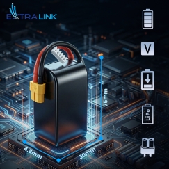 Extralink LIPO BATTERY 850MAH 3S WITH XT30 100C FOR FPV DRONES, RC WEHICLES