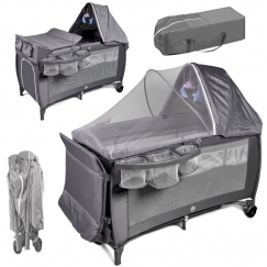 RoGer Baby Travel Crib 2-Level 0–36 months