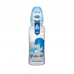 CANPOL BABIES kapea kaula pullo LOVE&SEA, 250 ml, 59/400