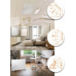 Infrared Heater, 800 W, Berdsen BD-987, remote control with WiFi app