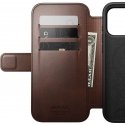 Kotelo „Nomad Modern Leather Folio“, antiikkinen „Dublin“ („Horween“) – „iPhone 17 Pro Max“