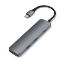 Satechi ST-CMAM laptop dock/port replicator USB 3.2 Gen 1 (3.1 Gen 1) Type-C Grey