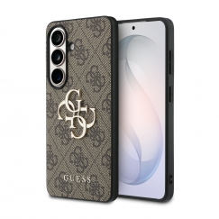 Dėklas Guess 4G suur metalllogo, mõeldud „Samsung Galaxy S26“, pruun