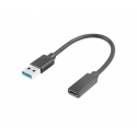 Lanberg USB-C M/F 3.1 Cable