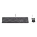 Logitech 920-013347 keyboard Mouse included Home/Office USB QWERTY Nordic Graphite