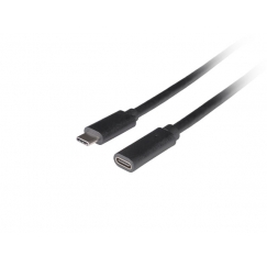 Lanberg USB-C M/F 3.1 Cable