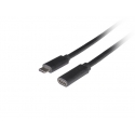 Lanberg USB-C M/F 3.1 Cable