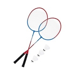 Badmintono raketų rinkinys su dėklu ENERO 102