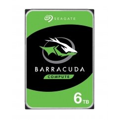 Seagate Barracuda 6TB cietā diska draiveris 5400 RPM 256 MB 3.5" Serial ATA III